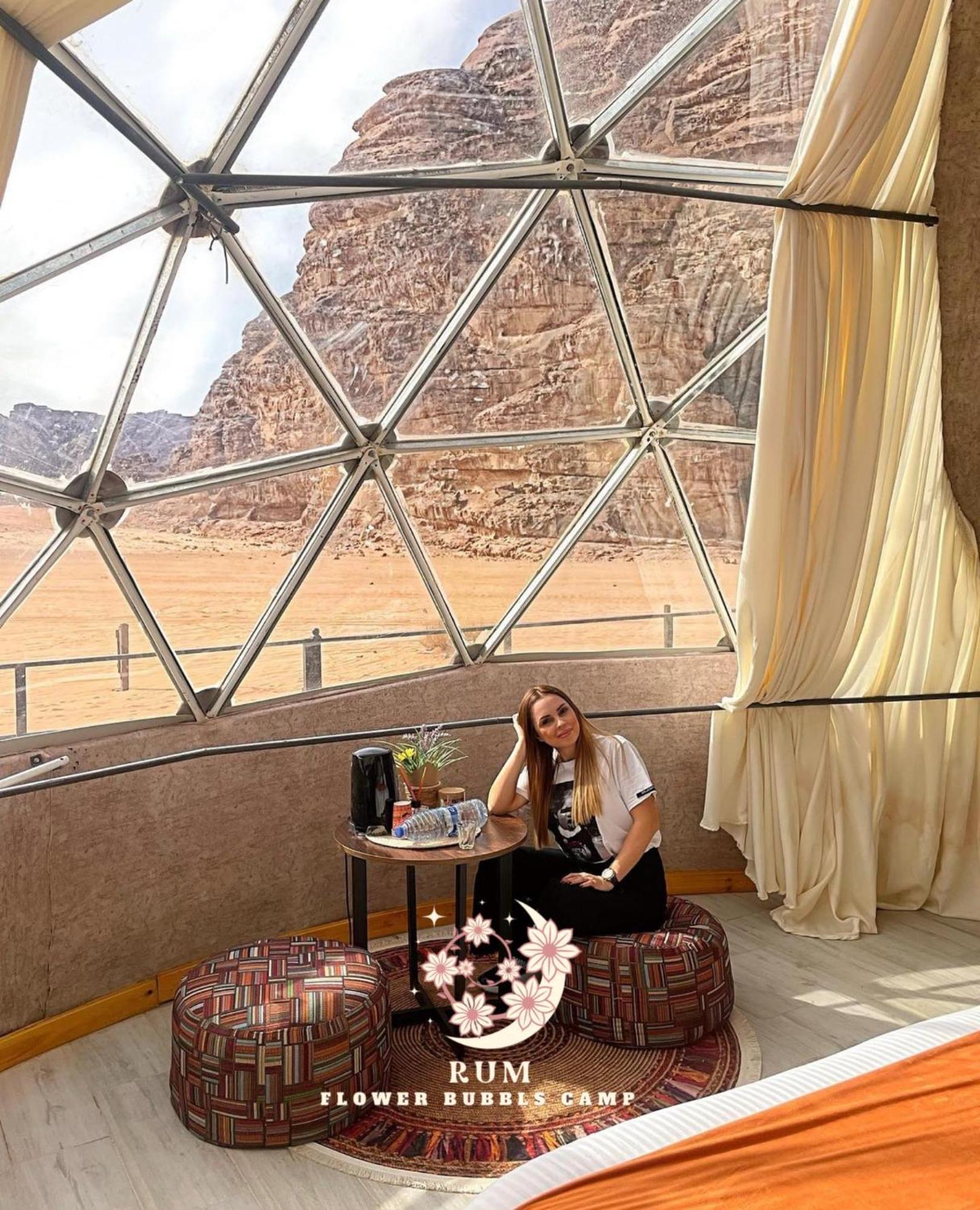Rum Flower Bubbles Luxury Camp Wadi Rum Zewnętrze zdjęcie