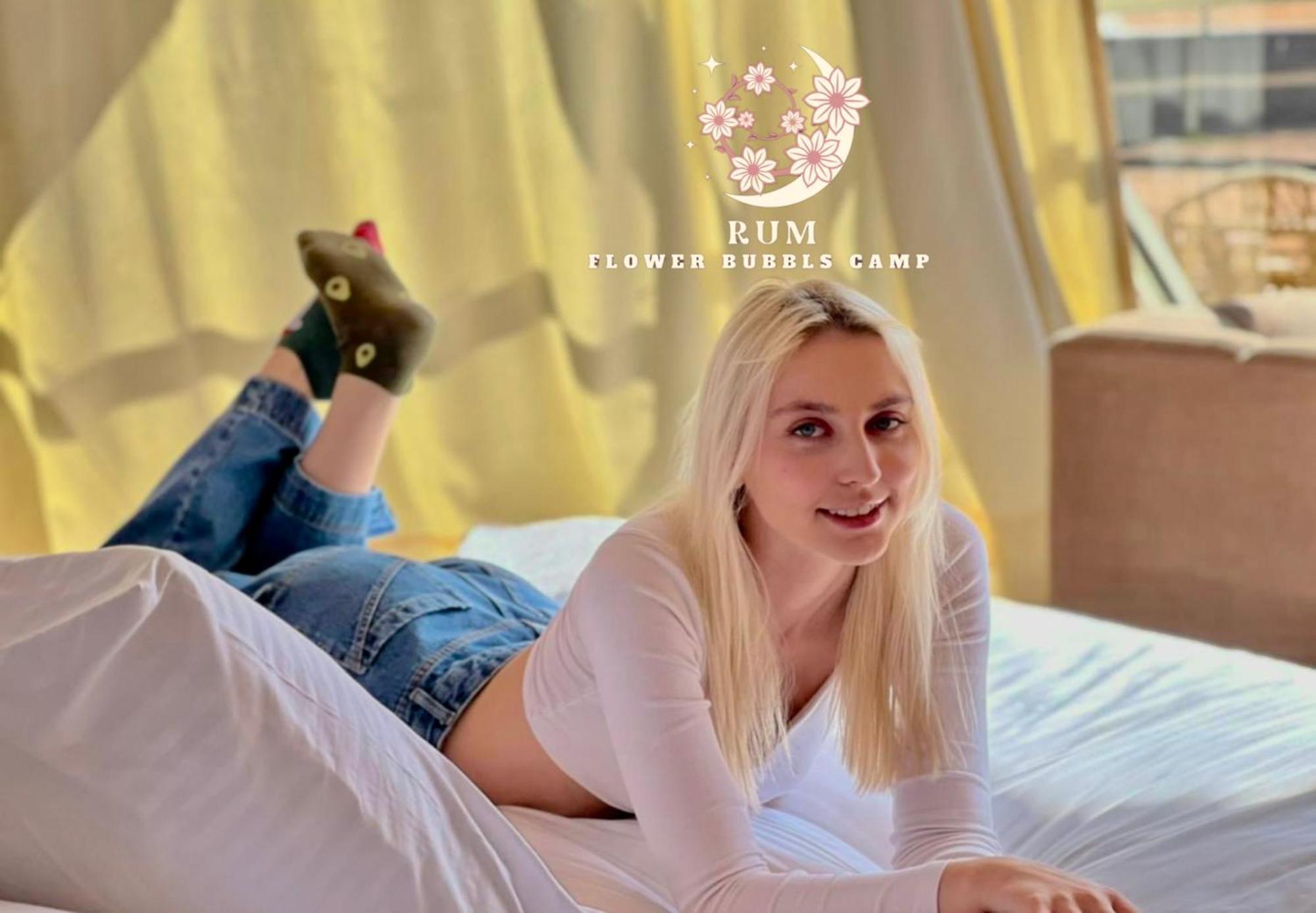 Rum Flower Bubbles Luxury Camp Wadi Rum Zewnętrze zdjęcie